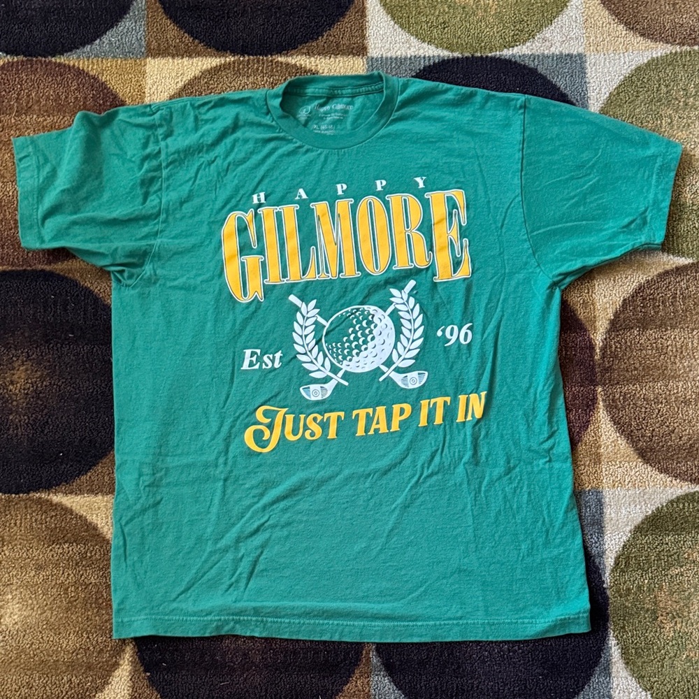 Vintage Green Happy Gilmore Graphic T-Shirt